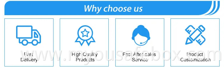 Factory Supply Large Capacity Heavy Fireproof Safe Anti-Theft Metal Safety Box